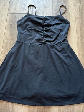 GAP fit Black Spaghetti-Strap activewear dress